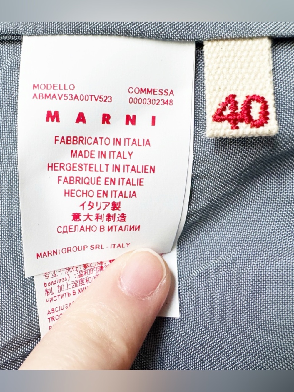 Marni Blue Asymmetric Creased Viscose Dress - Picture 14 of 17